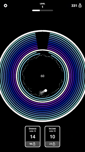 Gameplay screenshot 1 from Idle Ball Escape: Smash Rings - Arcade game